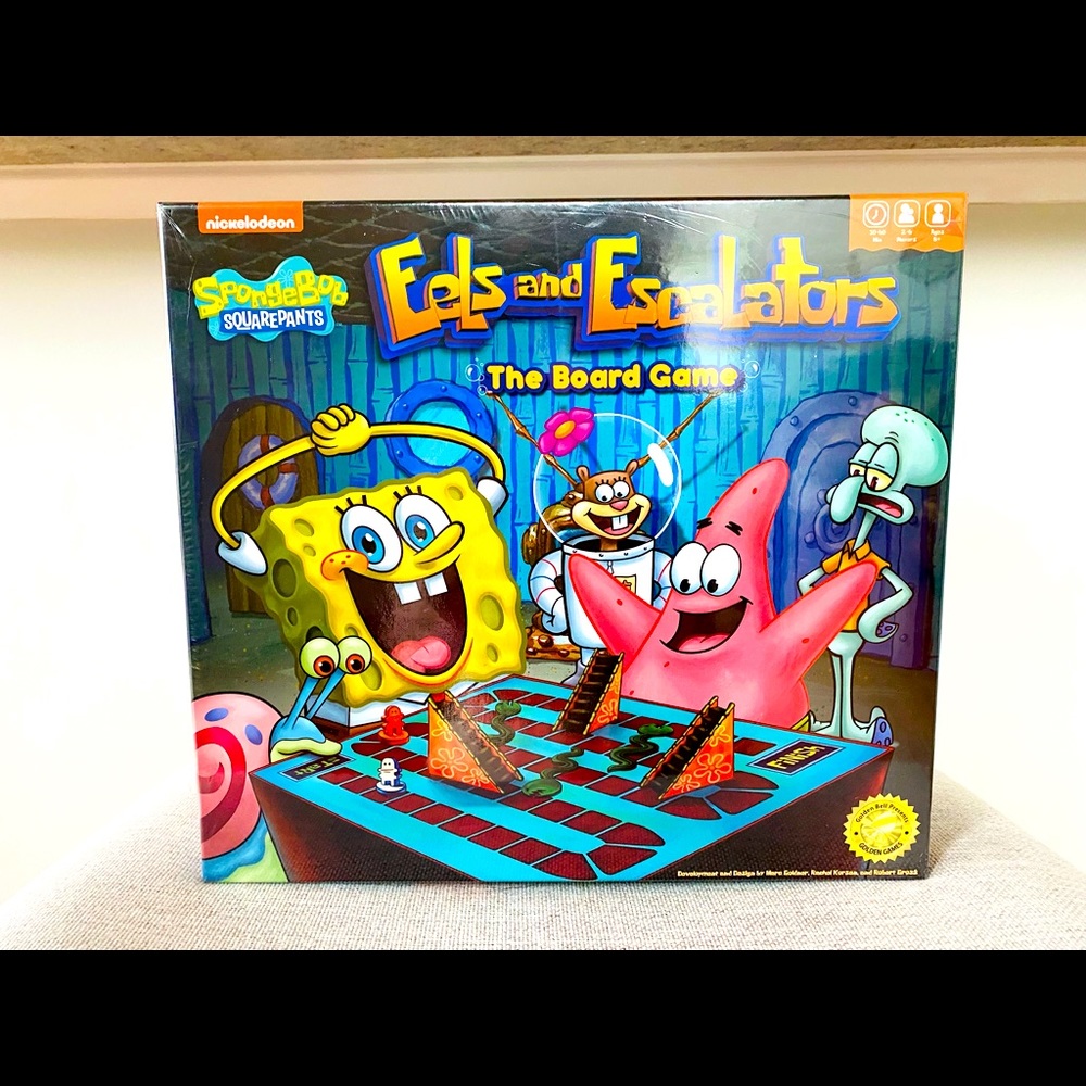 SpongeBob SquarePants Eels and Escalators The Board Game